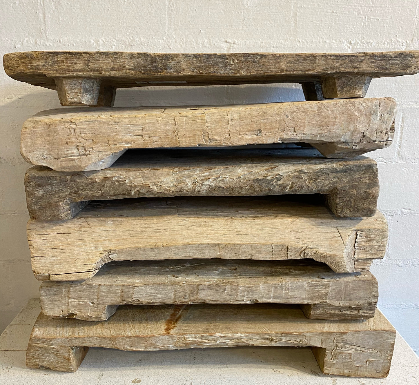 Wood Pedestal Board- as found, each vary
