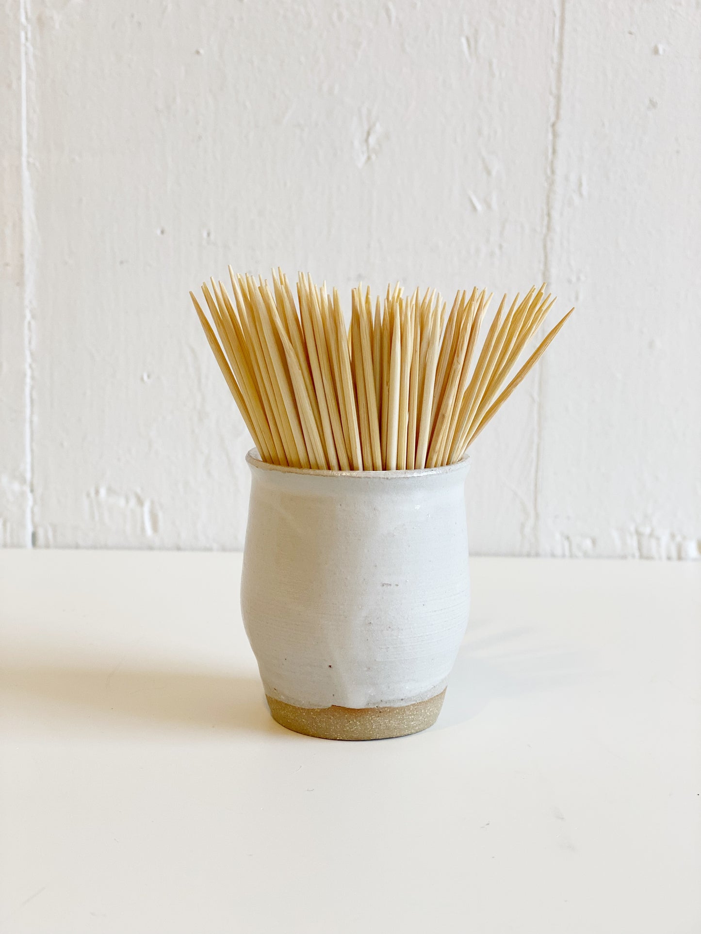 Stoneware Match or Toothpick Holder