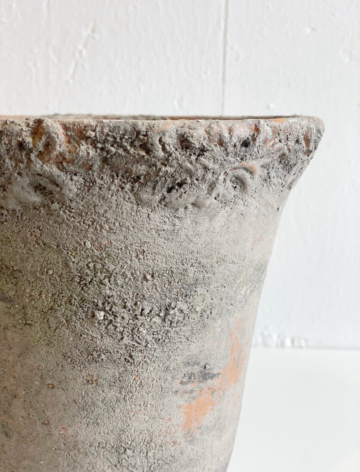 Aged Antiqued Pot