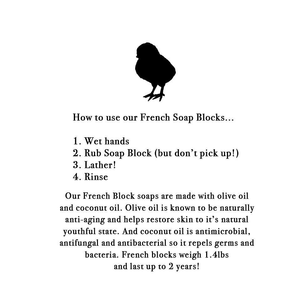 French Block Chick Soaps