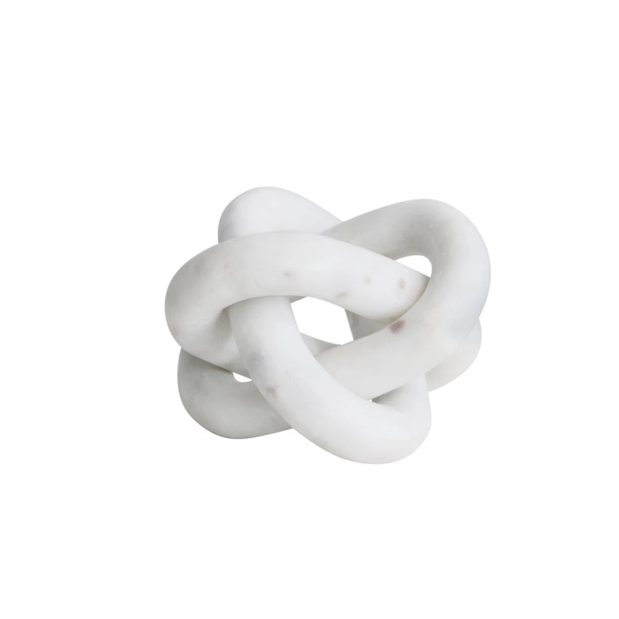 White Marble Chain Knot